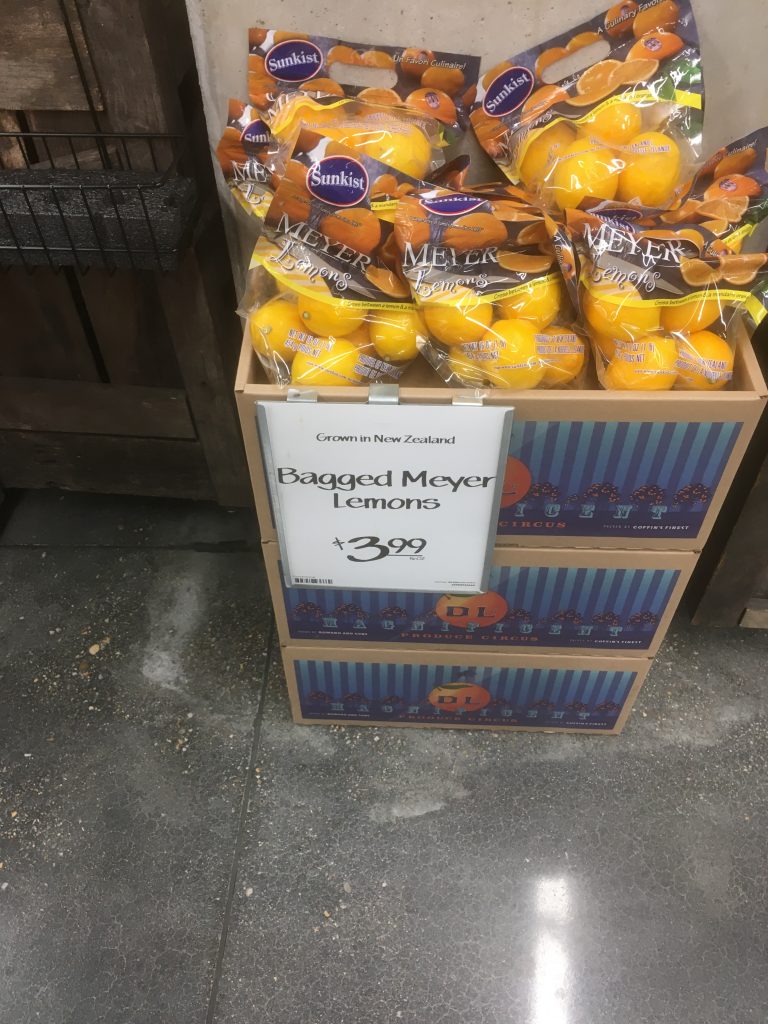 Meyer Lemons in Store