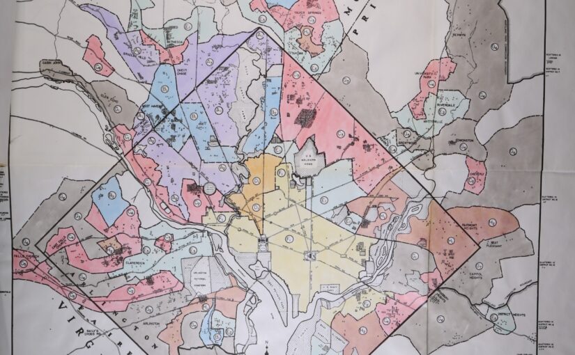 Washington DC Map 1936